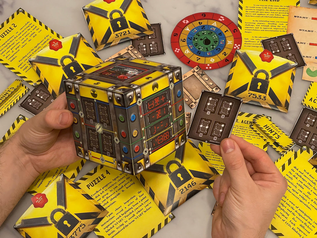 The Game Cover of Defuse the Bomb Printable Escape Room by MysteryLocks Home Escape Rooms