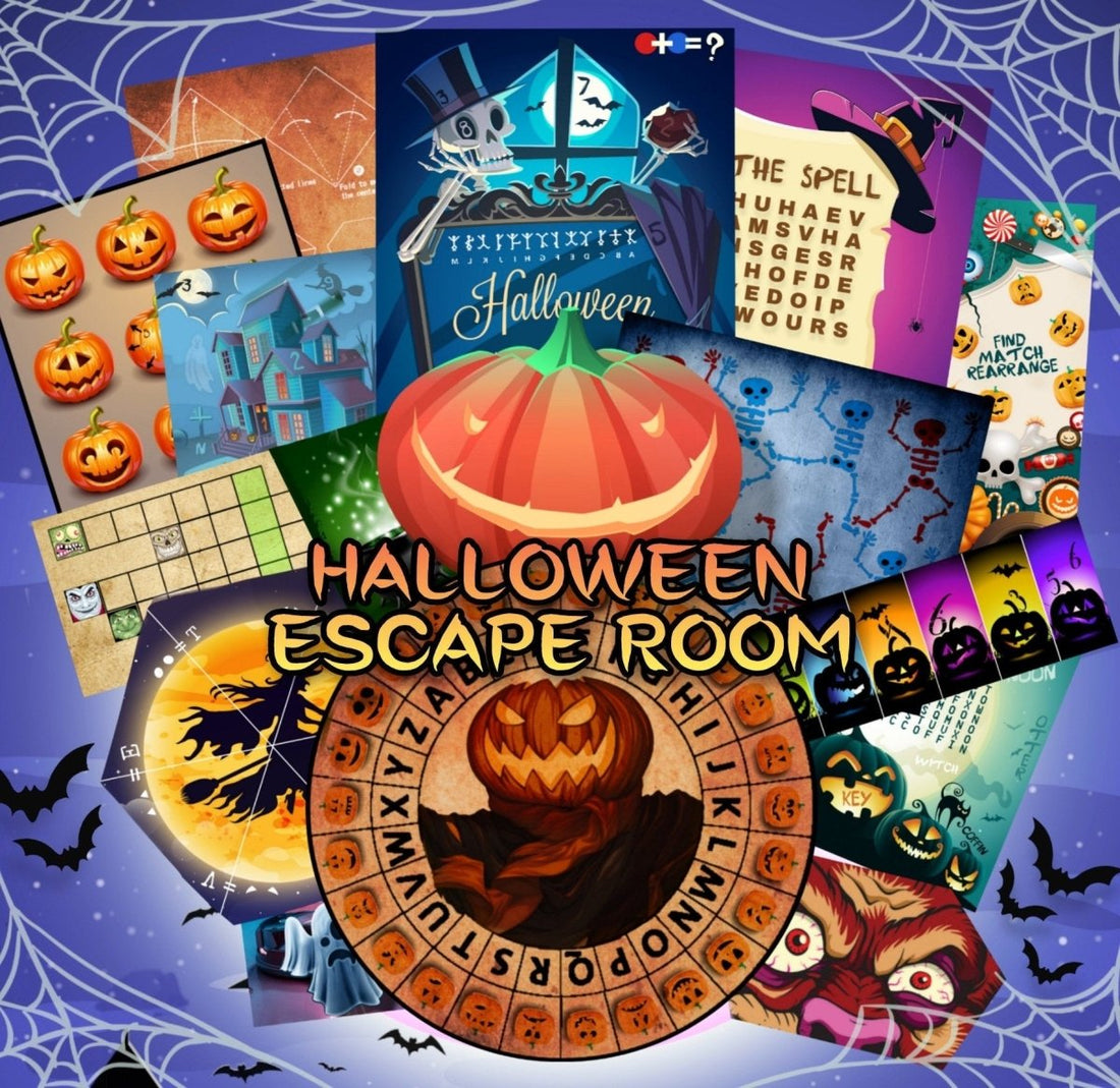 Halloween Printable Escape Room - MysteryLocks Home Escape Rooms