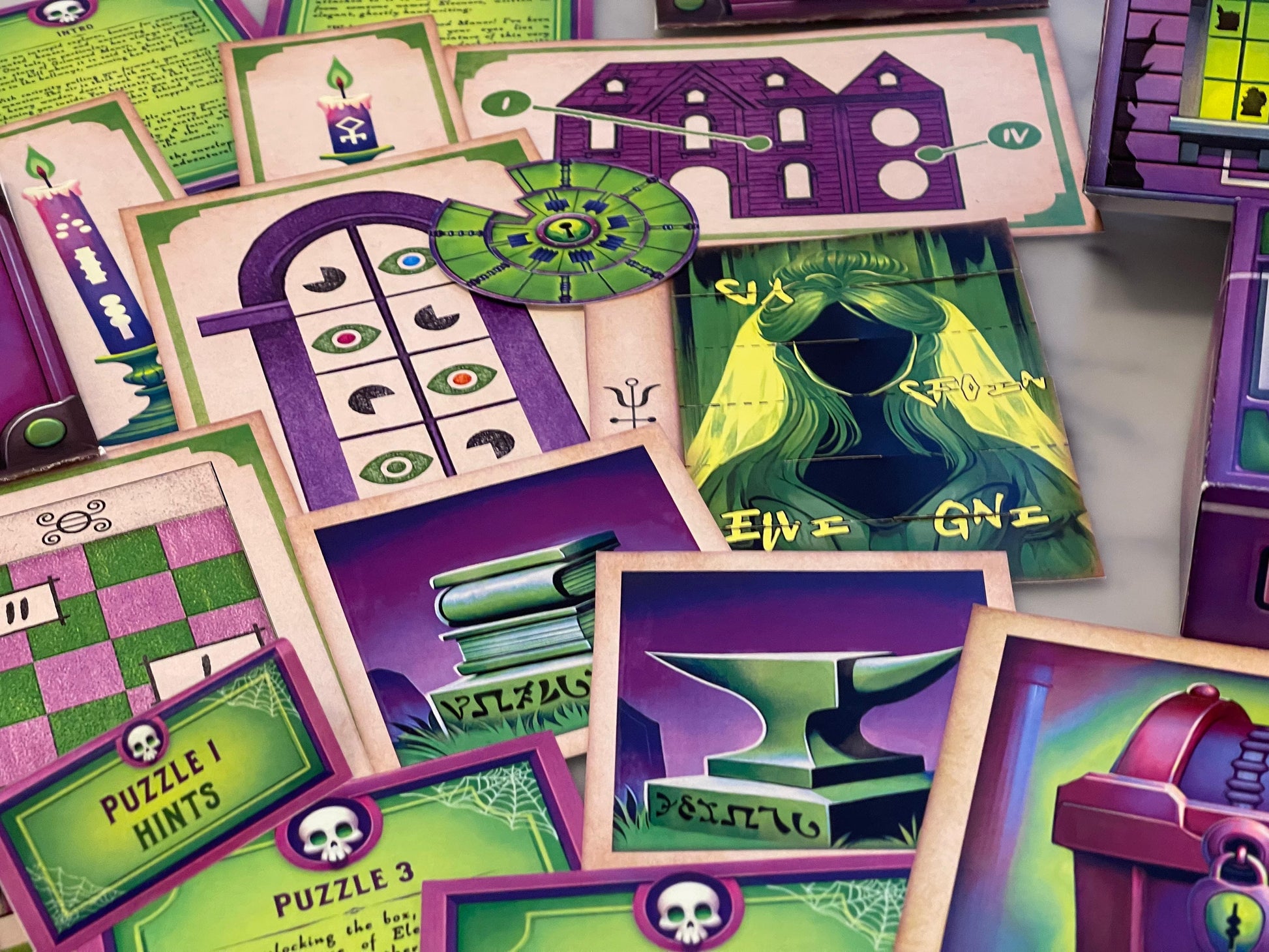 Haunted House Escape Room Kit – Bring the fright to life with this DIY haunted house escape room. Full of eerie puzzles and haunted challenges, it's perfect for Halloween nights or spooky fun. Easy-to-print and ideal for at-home play!