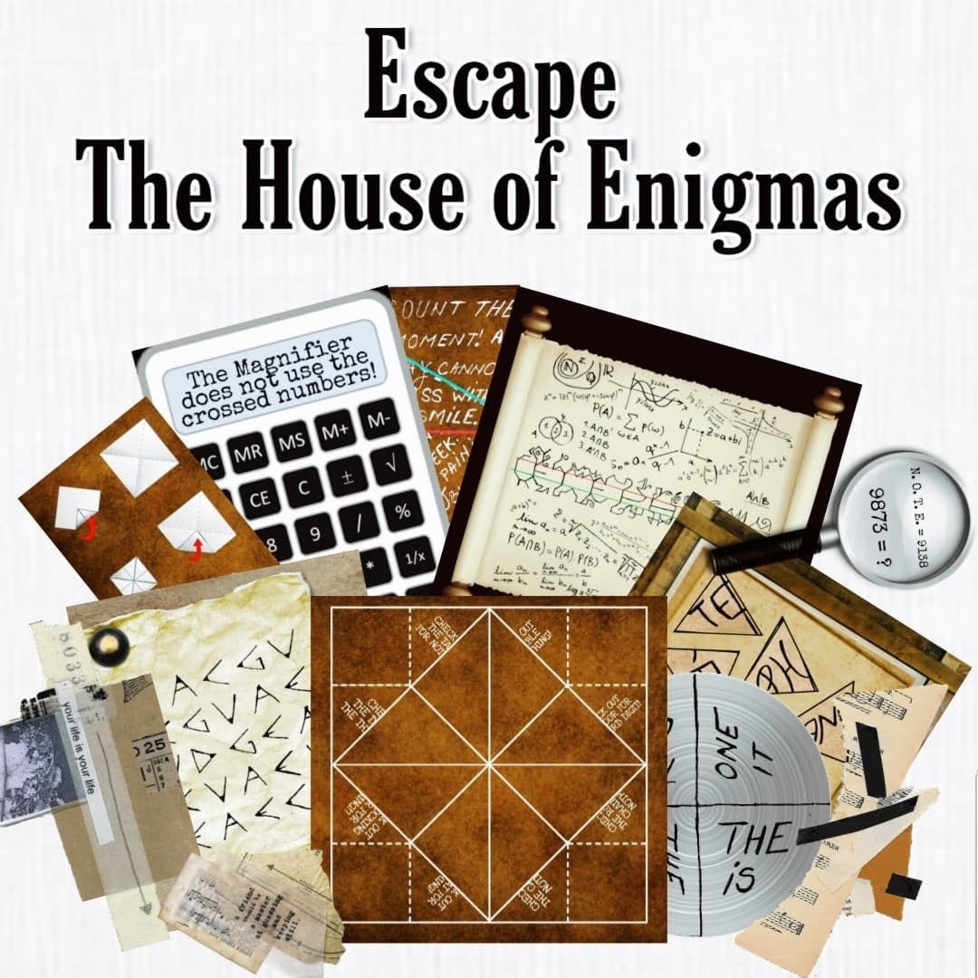House of Enigmas Printable Escape Room - MysteryLocks Home Escape Rooms