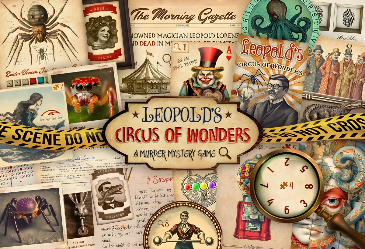 leopold-s-circus-of-wonders-printable-escape-room-diy-murder-mystery-escape-room-at-home-mysterylocks for Free Printable Mystery Games For 1 Leopold's Circus of Wonders Printable Escape Room | DIY Murder Mystery Escape Room at Home | MysteryLocks for Free Printable Mystery Games For 1