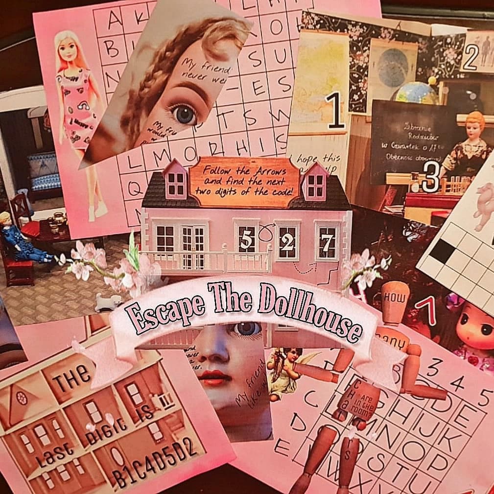 The Dollhouse Printable Escape Room - MysteryLocks Home Escape Rooms