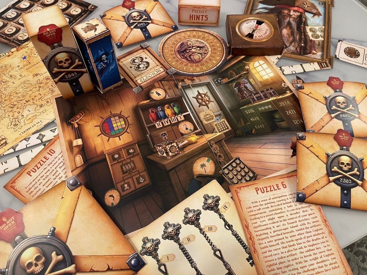 The Pirate Box Printable Escape Room - MysteryLocks Home Escape Rooms