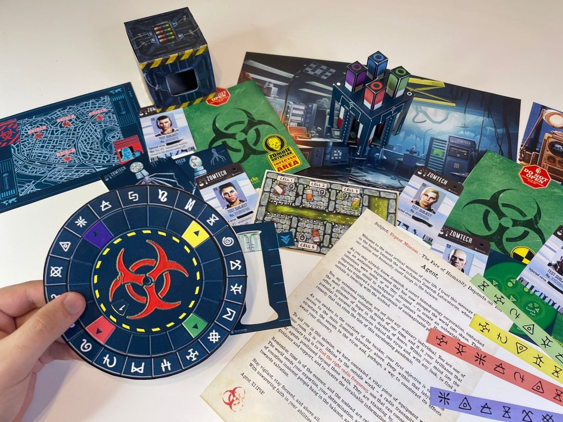 This DIY zombie escape room kit offers a thrilling adventure with printable puzzles and undead clues. Perfect for a spooky Halloween party or a chilling night of fun at home.