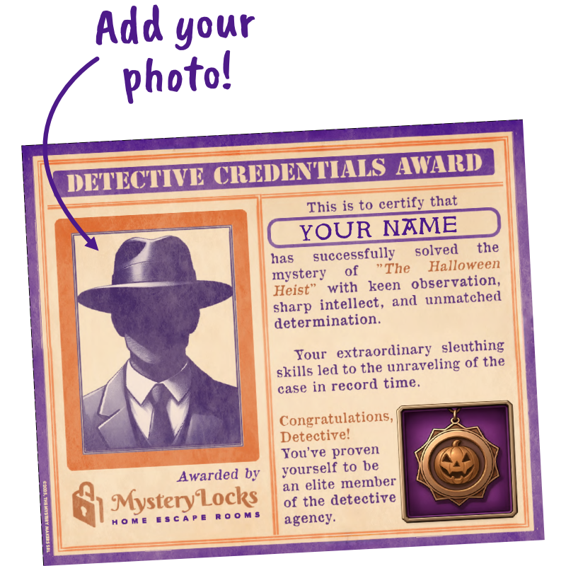 The Halloween Heist - Printable Halloween Escape Room