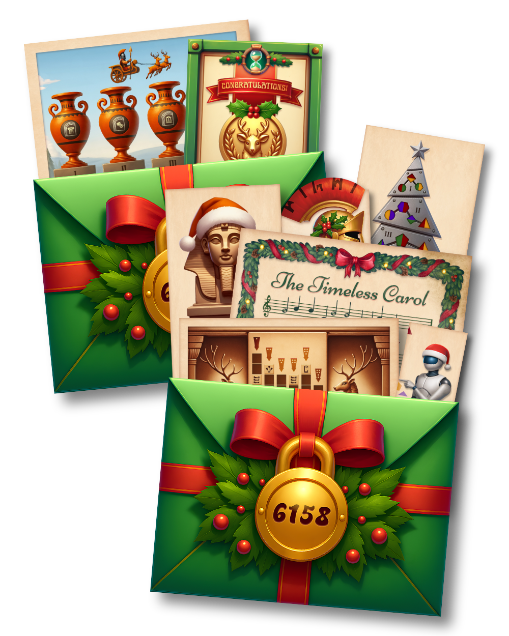 Christmas Time Travel Printable Escape Room