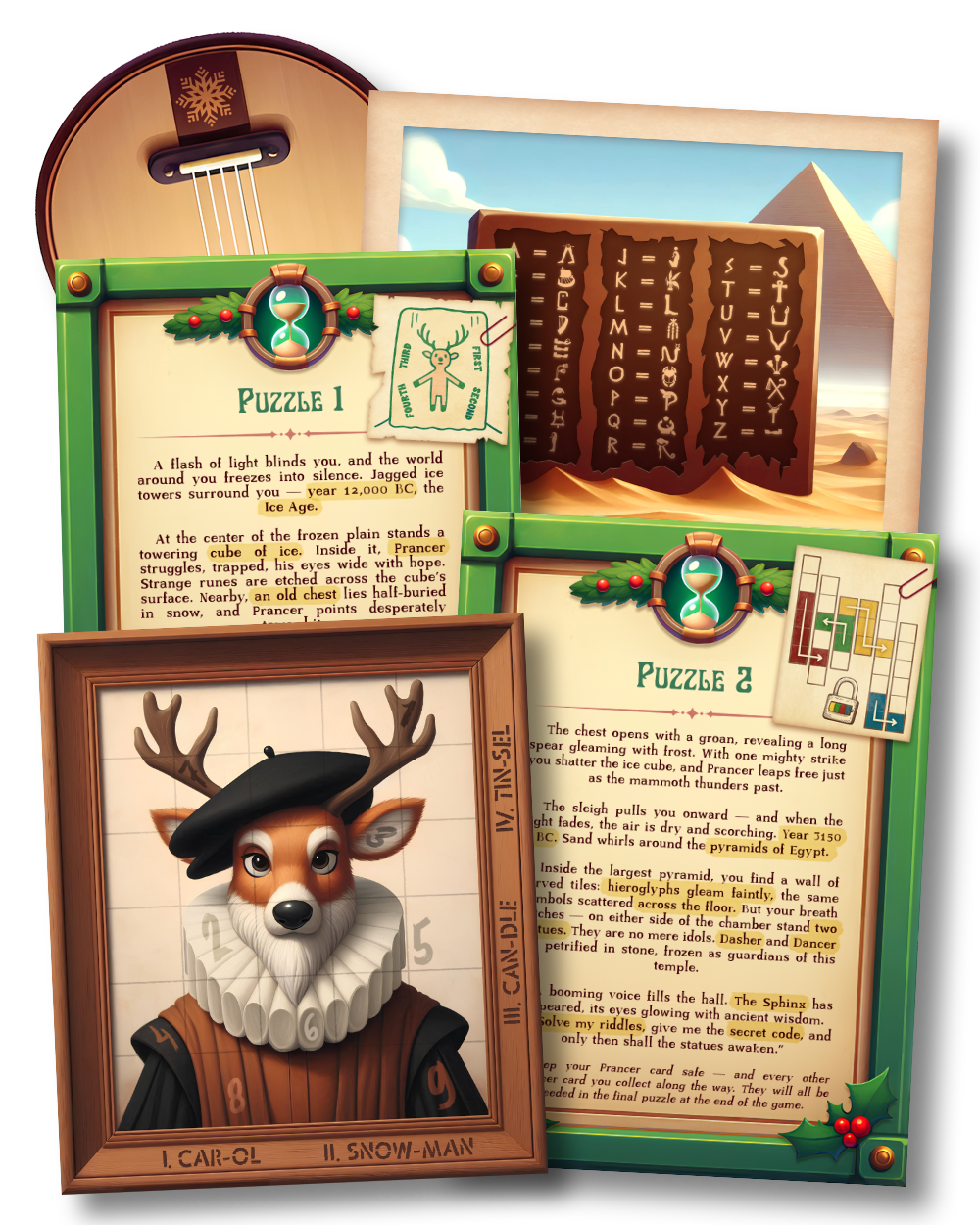 Christmas Time Travel Printable Escape Room