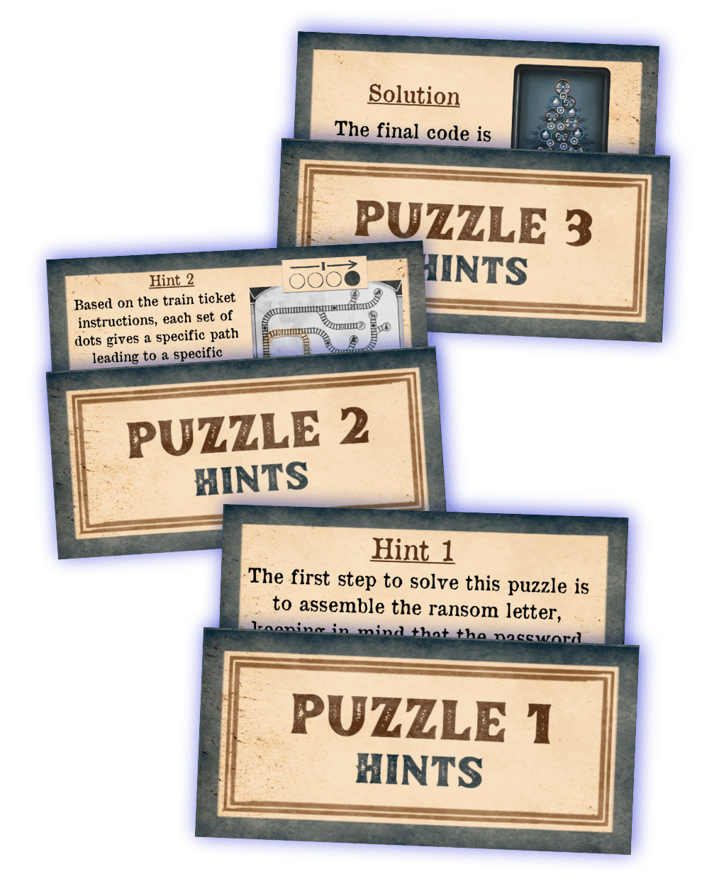 Heist on the Christmas Express DIY Christmas Escape Room Printable