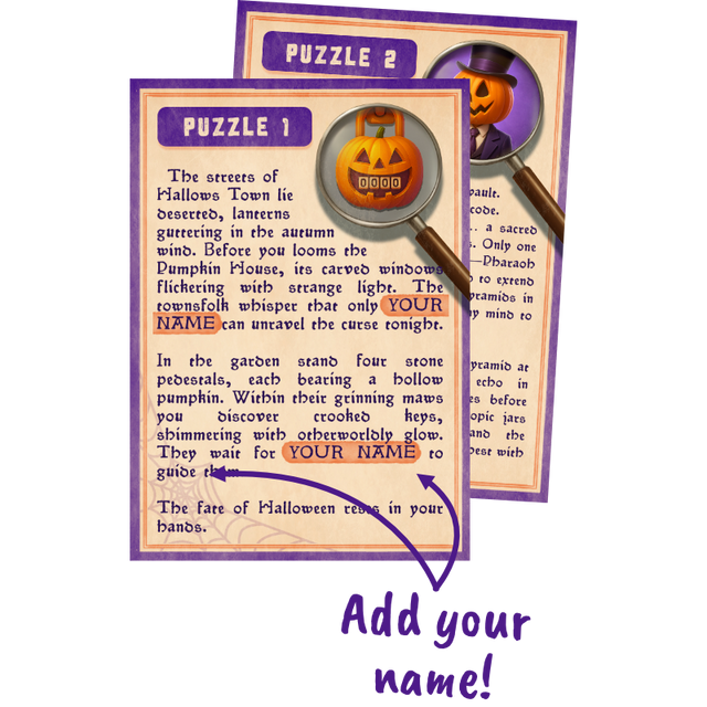 The Halloween Heist - Printable Halloween Escape Room