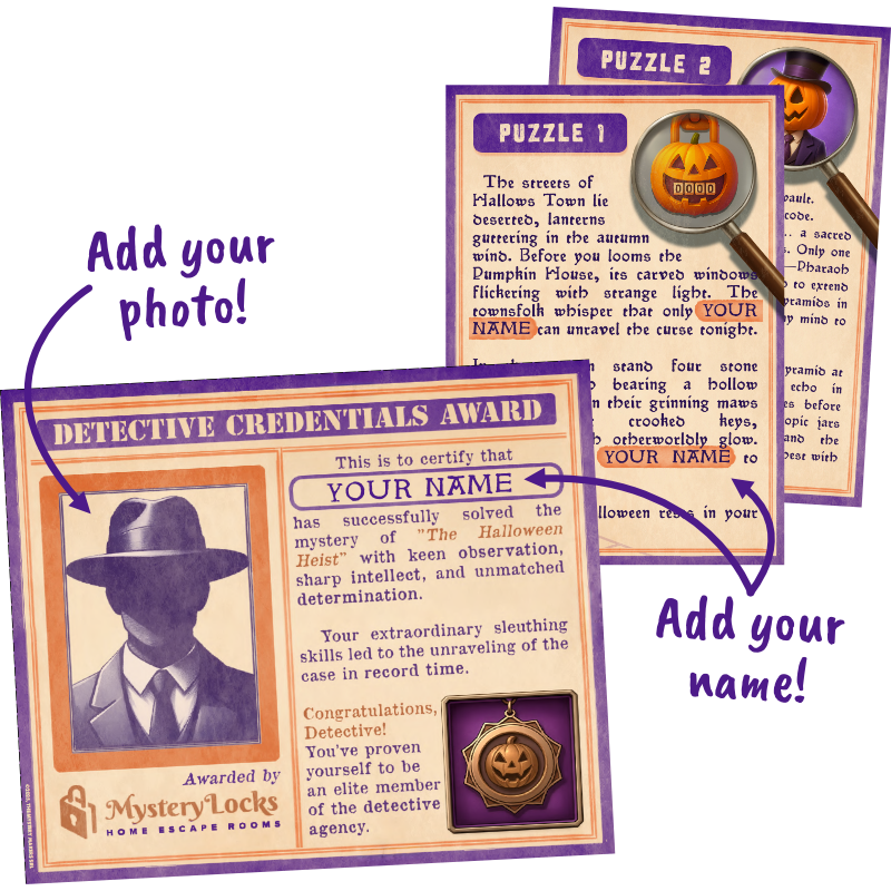 The Halloween Heist - Printable Halloween Escape Room