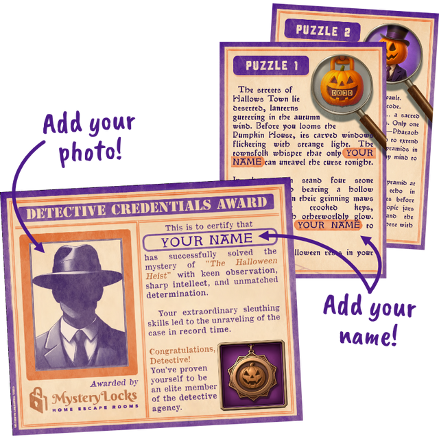 The Halloween Heist - Printable Halloween Escape Room