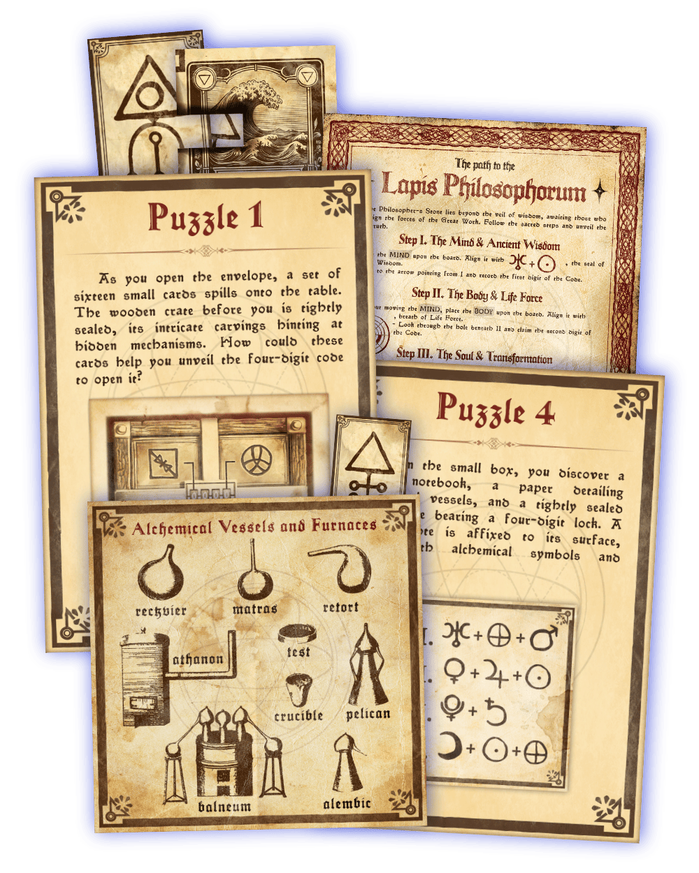 The Alchemist's Box DIY Escape Room Printable