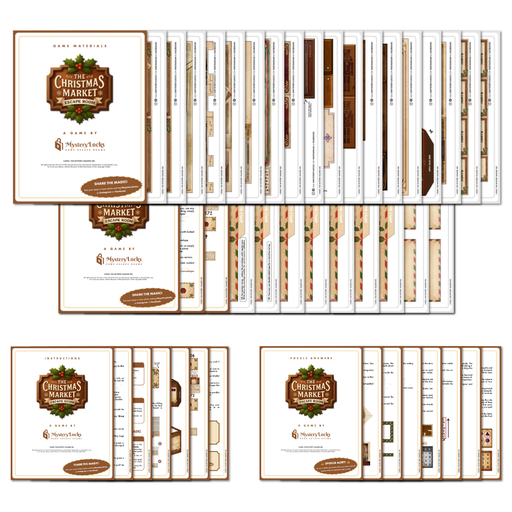 The Christmas Market - Printable Christmas Escape Room