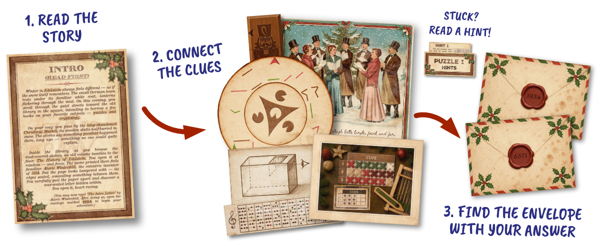 The Christmas Market - Printable Christmas Escape Room