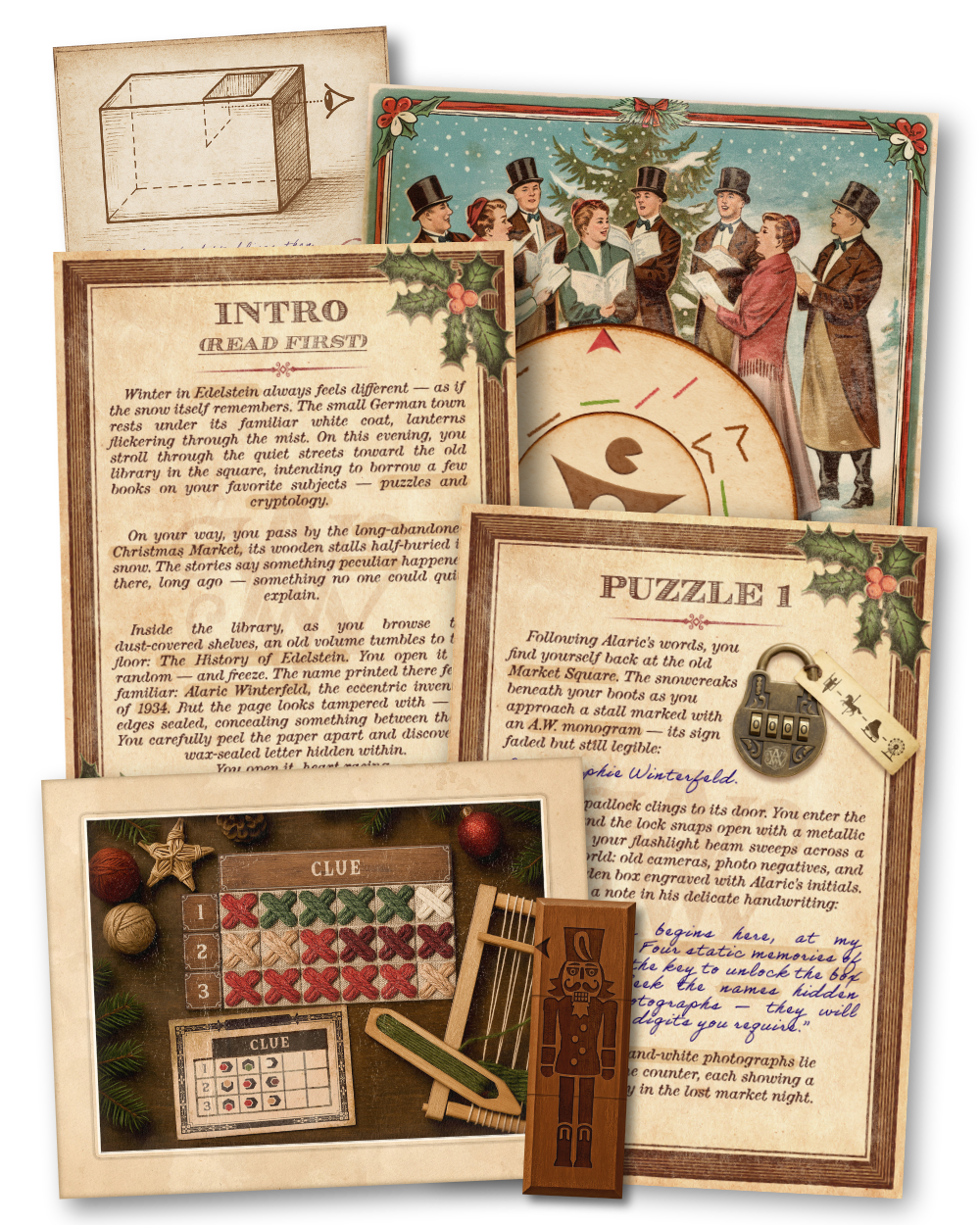 The Christmas Market - Printable Christmas Escape Room