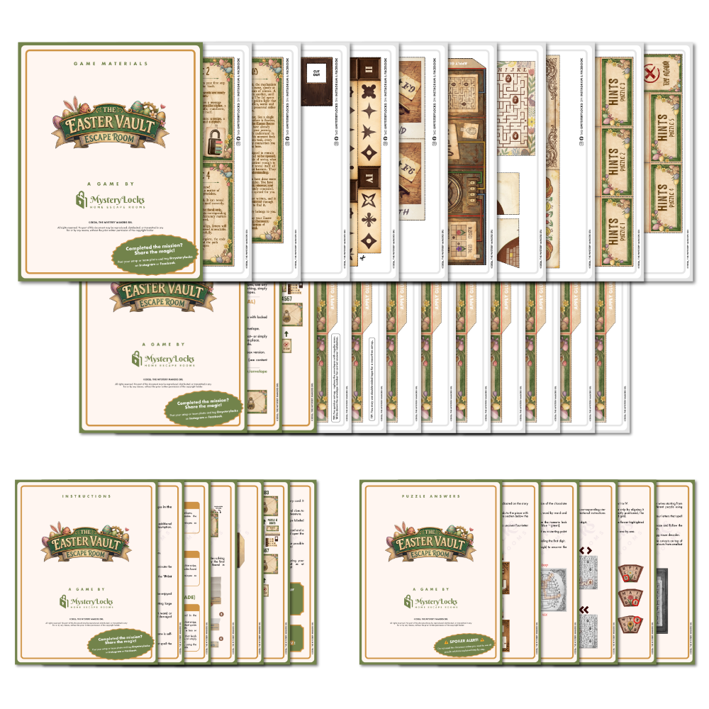 The Easter Vault - Printable Easter Escape Room