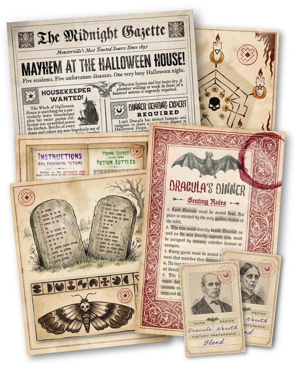 The Halloween House Printable Escape Room