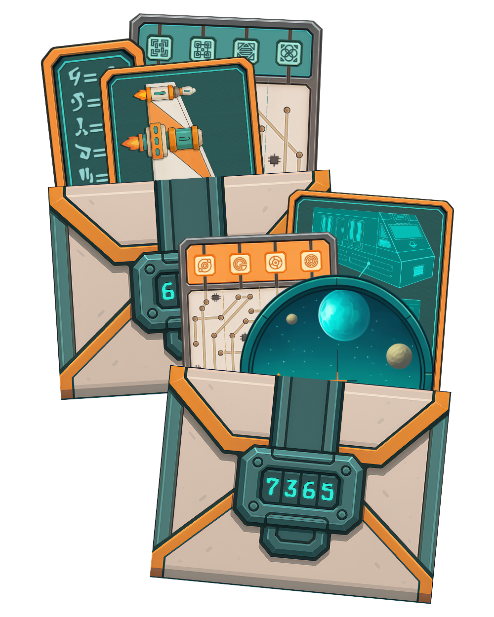 The Lost Spaceship - Sci-Fi Printable Escape Room