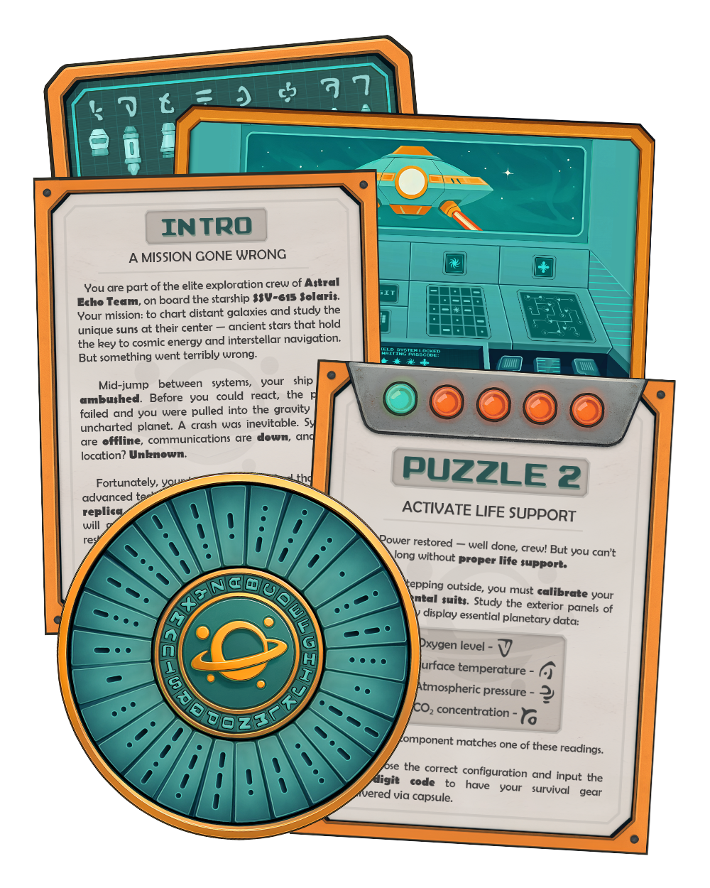 The Lost Spaceship - Sci-Fi Printable Escape Room