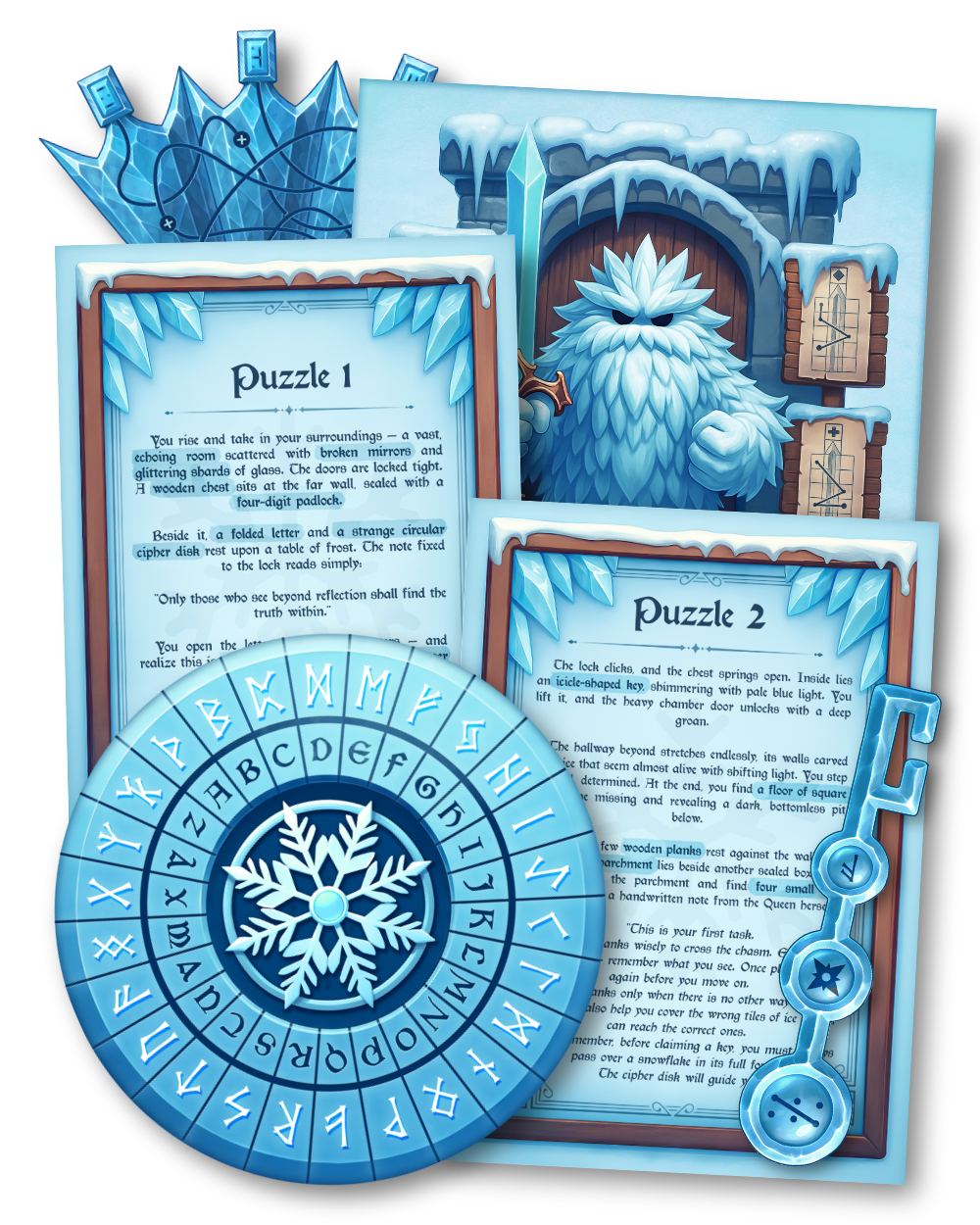 The Snow Queen - Printable Winter Escape Room