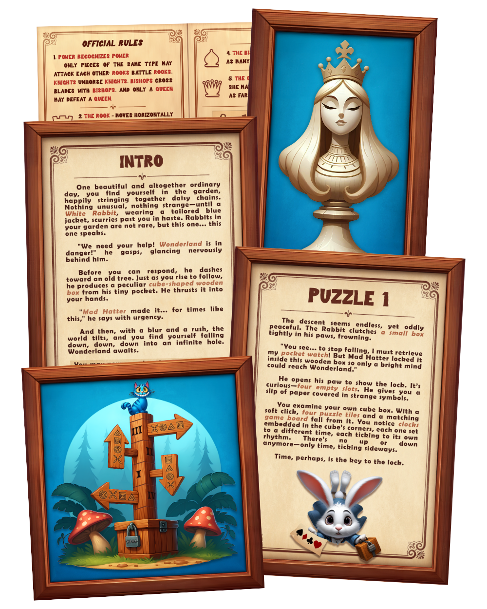 The Mad Hatter's Box - Alice in Wonderland Printable Escape Room