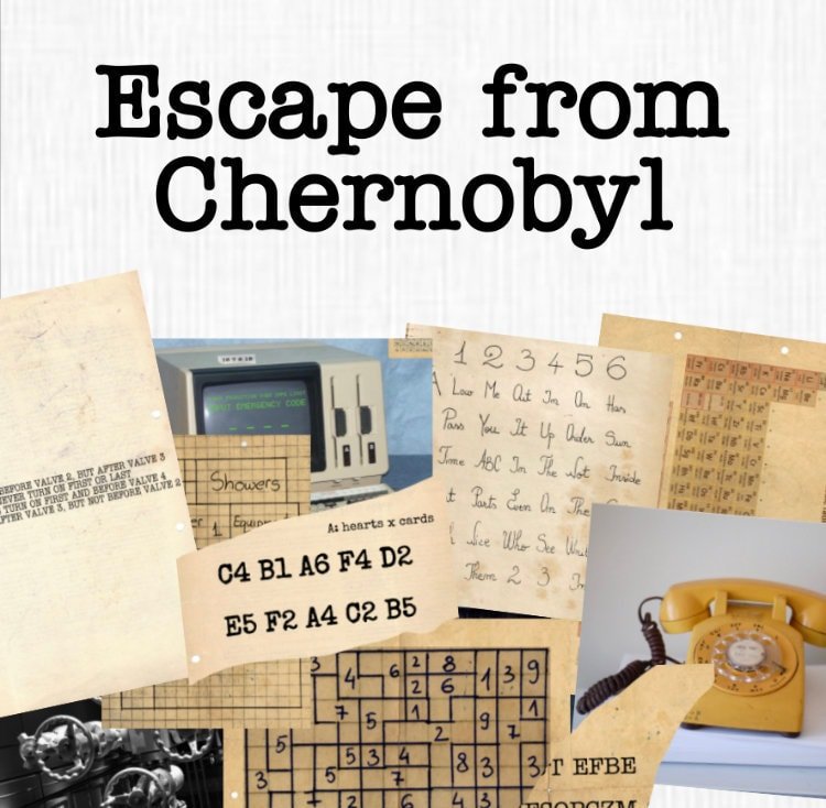 Chernobyl Printable Escape Room - MysteryLocks Home Escape Rooms