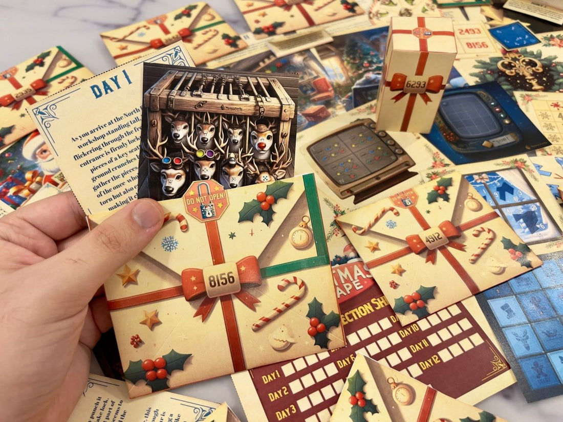 Printable Christmas Escape Room Advent Calendar | DIY Christmas Escape ...
