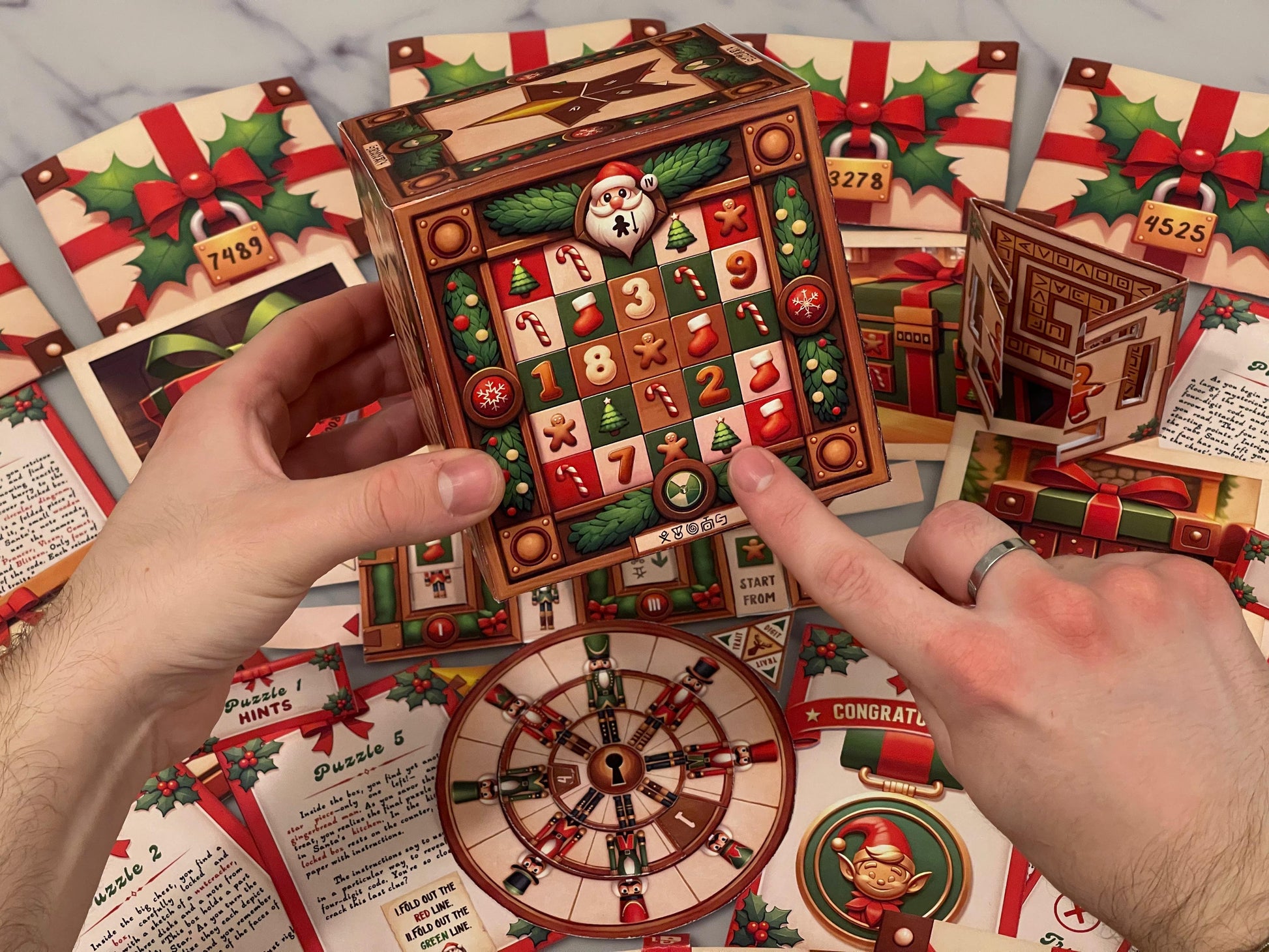 Bring holiday excitement to life with this DIY Christmas Escape Room. Players solve puzzles and assemble the Magical Christmas Star in a festive Printable Escape Room designed for family fun at home!