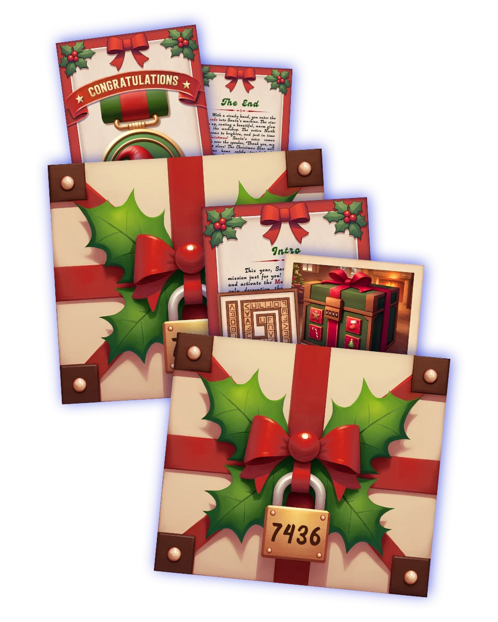 The Christmas Star DIY Christmas Escape Room Printable