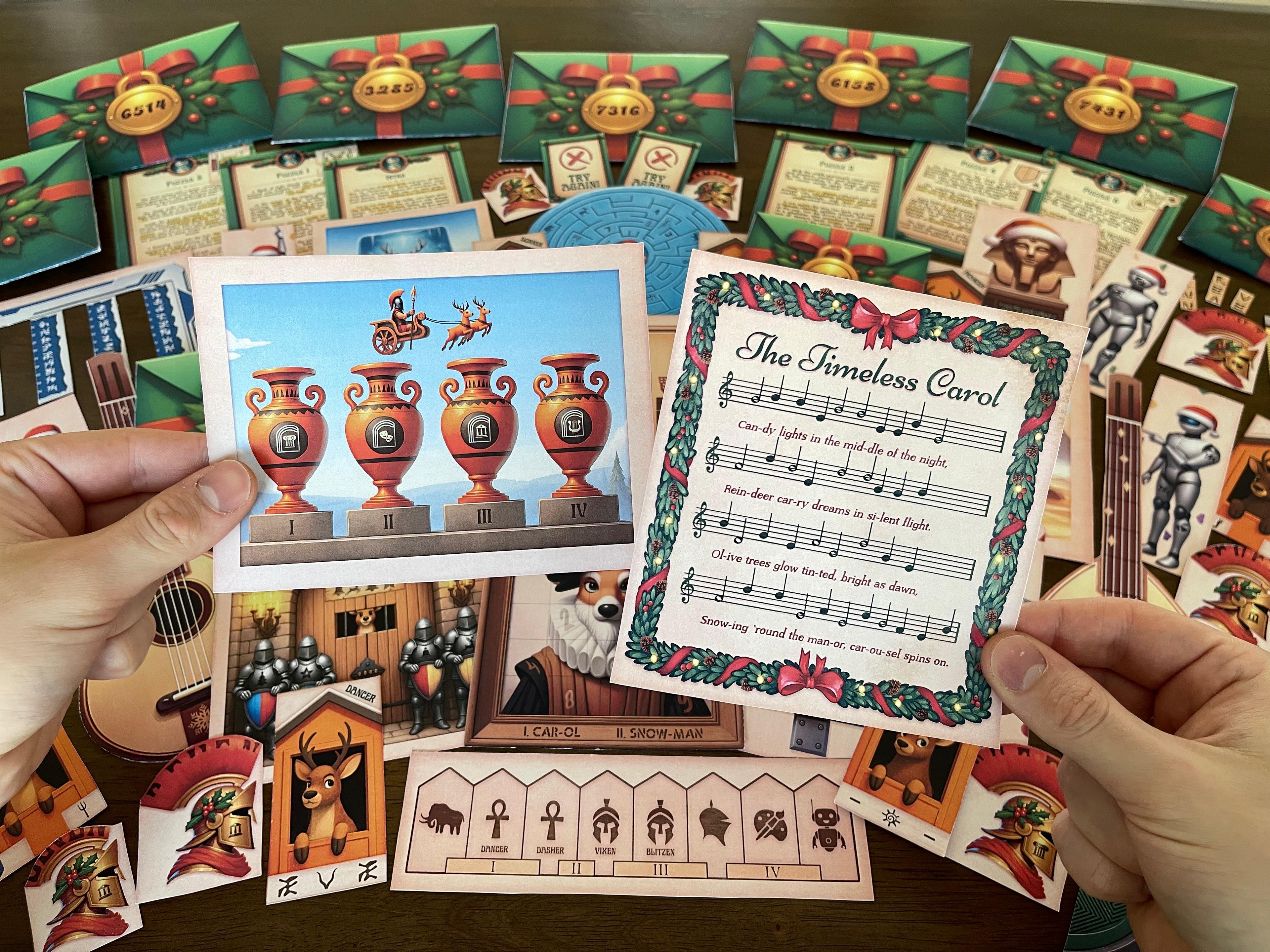 Christmas Time Travel - Printable Christmas Escape Room