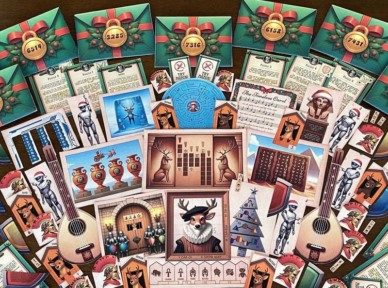Christmas Time Travel - Printable Christmas Escape Room