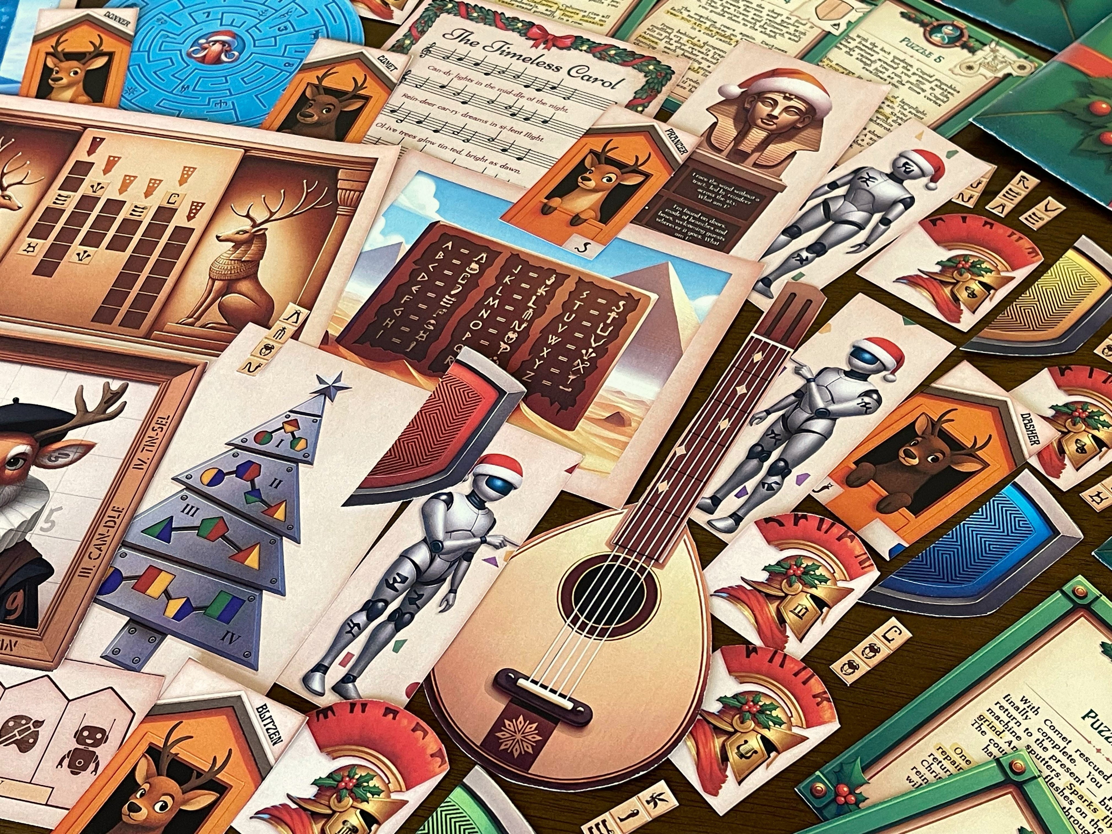 Christmas Time Travel - Printable Christmas Escape Room