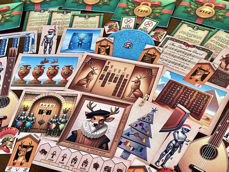 Christmas Time Travel - Printable Christmas Escape Room
