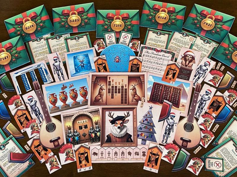 Christmas Time Travel - Printable Christmas Escape Room