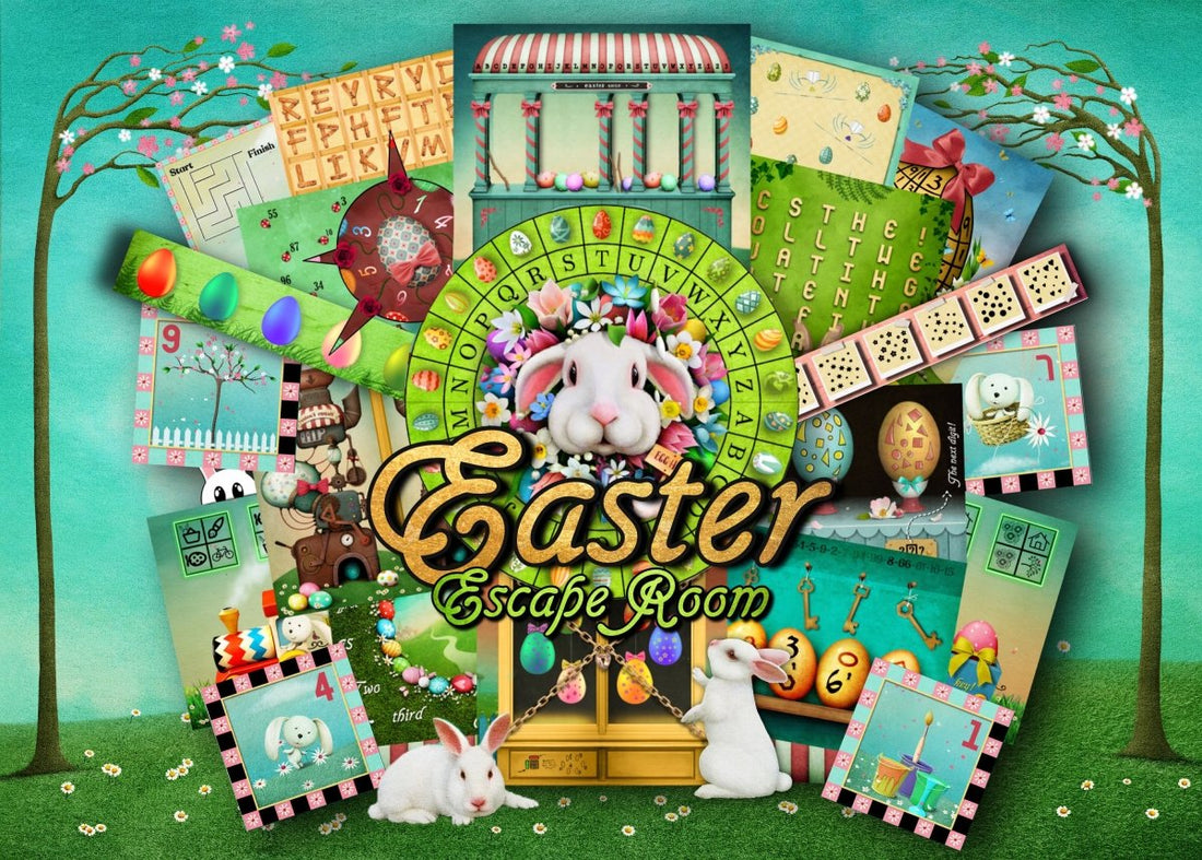 Easter Printable Escape Room - MysteryLocks Home Escape Rooms