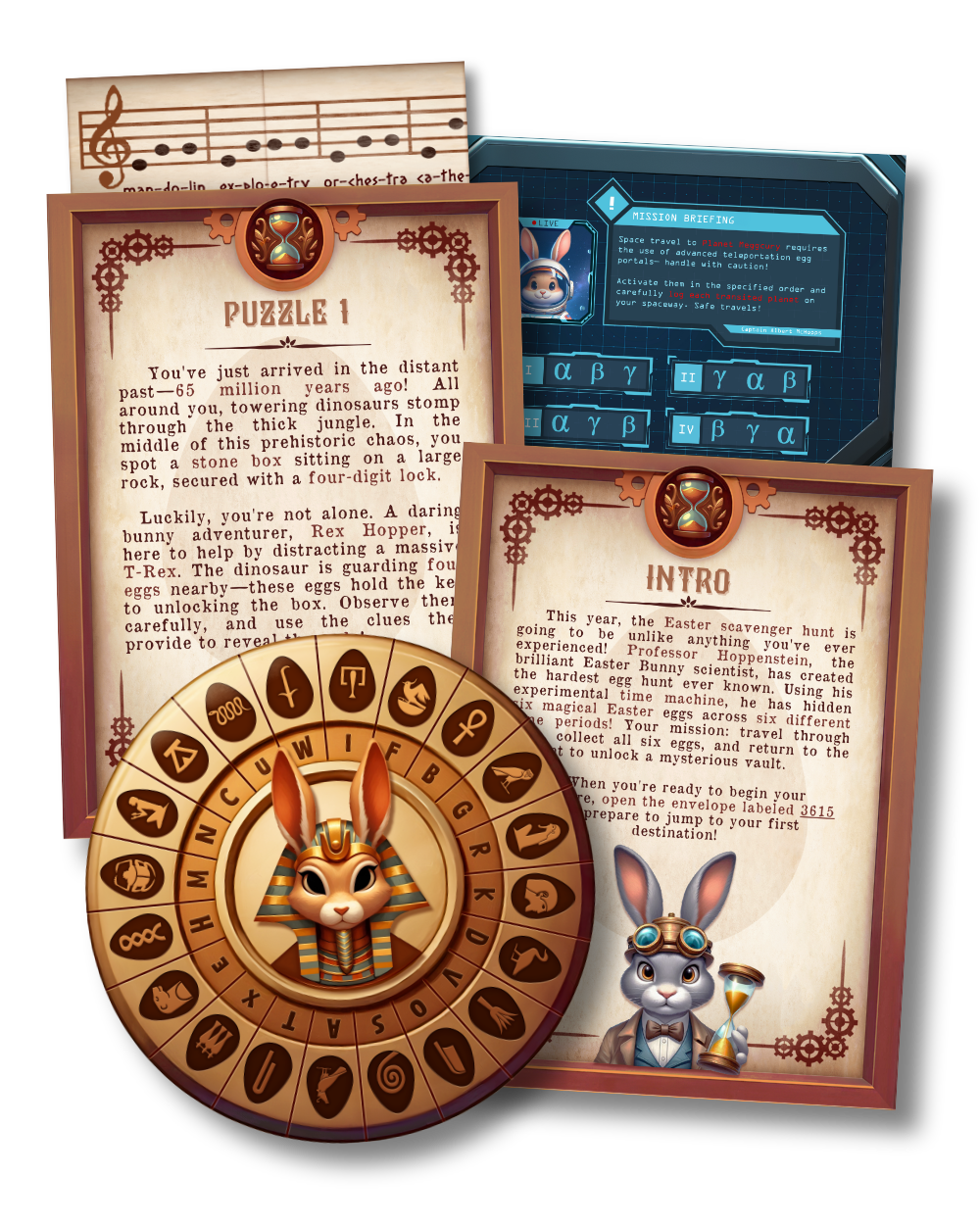 Easter Time Travel - Printable Easter Escape Room