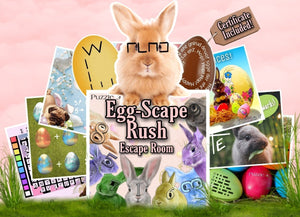 Egg-Scape Rush - Printable Easter Escape Room for Kids