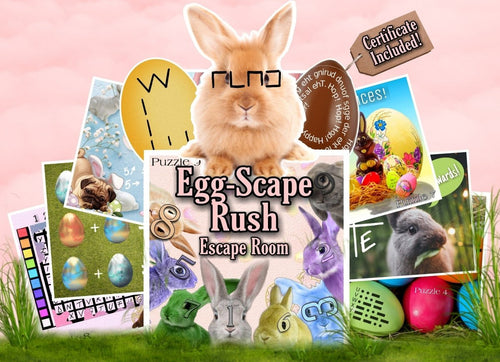 Egg-Scape Rush - Printable Easter Escape Room for Kids