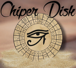 Egyptian Hieroglyphs Printable Cipher Wheel