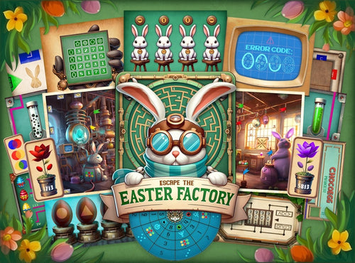 Escape the Easter Factory - Printable Easter Escape Room