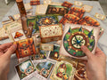 The Lost Camp Escape Room Kit features puzzles using mushrooms, tree logs, a bonfire, a compass, carved animals and more. The Lost Camp Printable Escape Room comes with easy set-up instructions and immersive Escape Room storytelling.