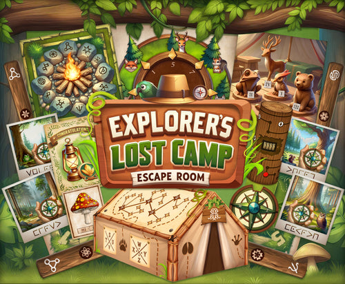 Explorer's Lost Camp - Printable Escape Room
