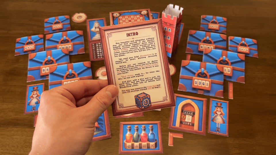 The Mad Hatter's Box - Alice in Wonderland Printable Escape Room