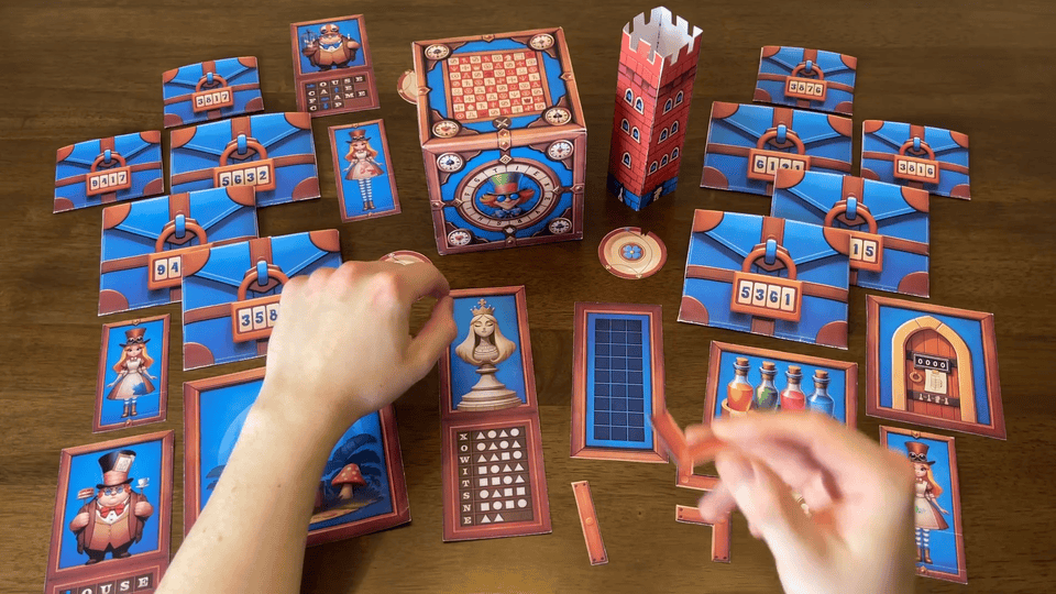 The Mad Hatter's Box - Alice in Wonderland Printable Escape Room