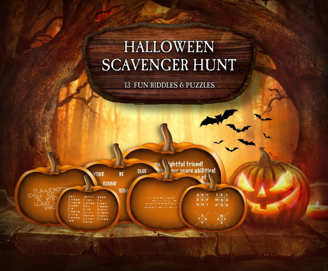 Halloween Scavenger Hunt - MysteryLocks Home Escape Rooms