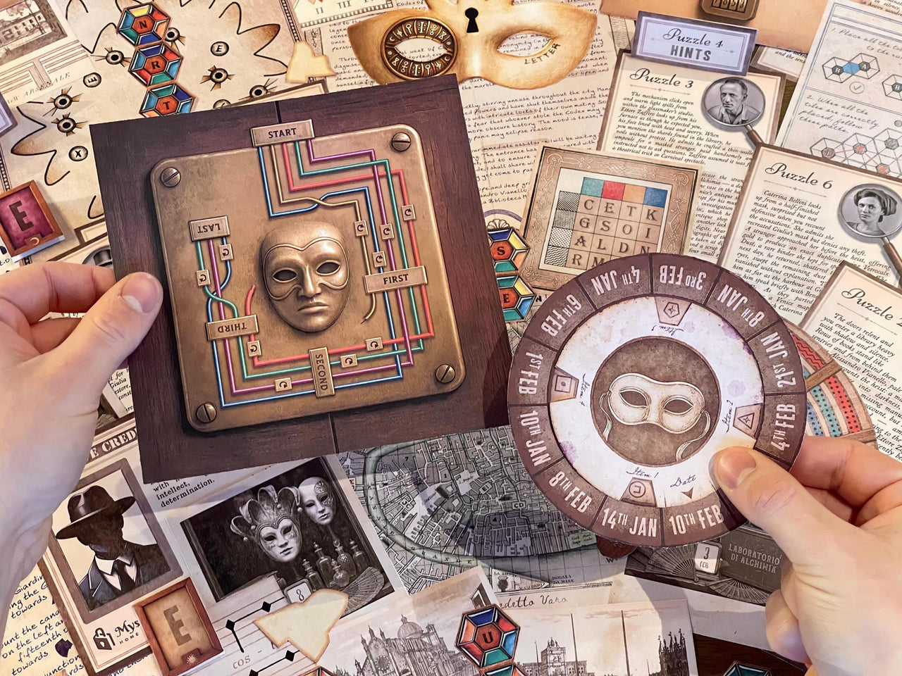 Escape Room Printable – The Venice Heist: An Immersive Puzzle Game for Teens & Adults (PDF Download)