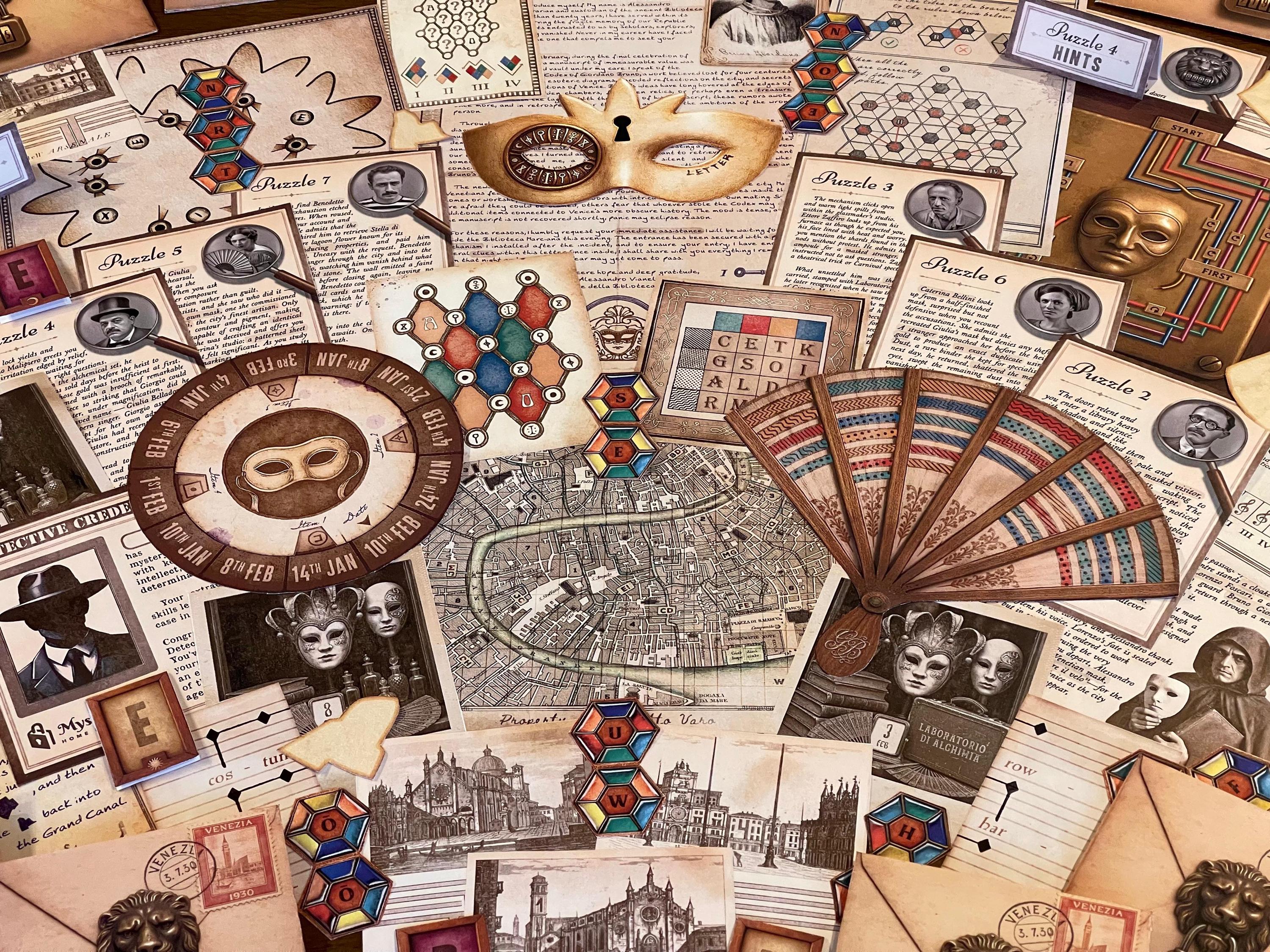 Escape Room Printable – The Venice Heist: An Immersive Puzzle Game for Teens & Adults (PDF Download)