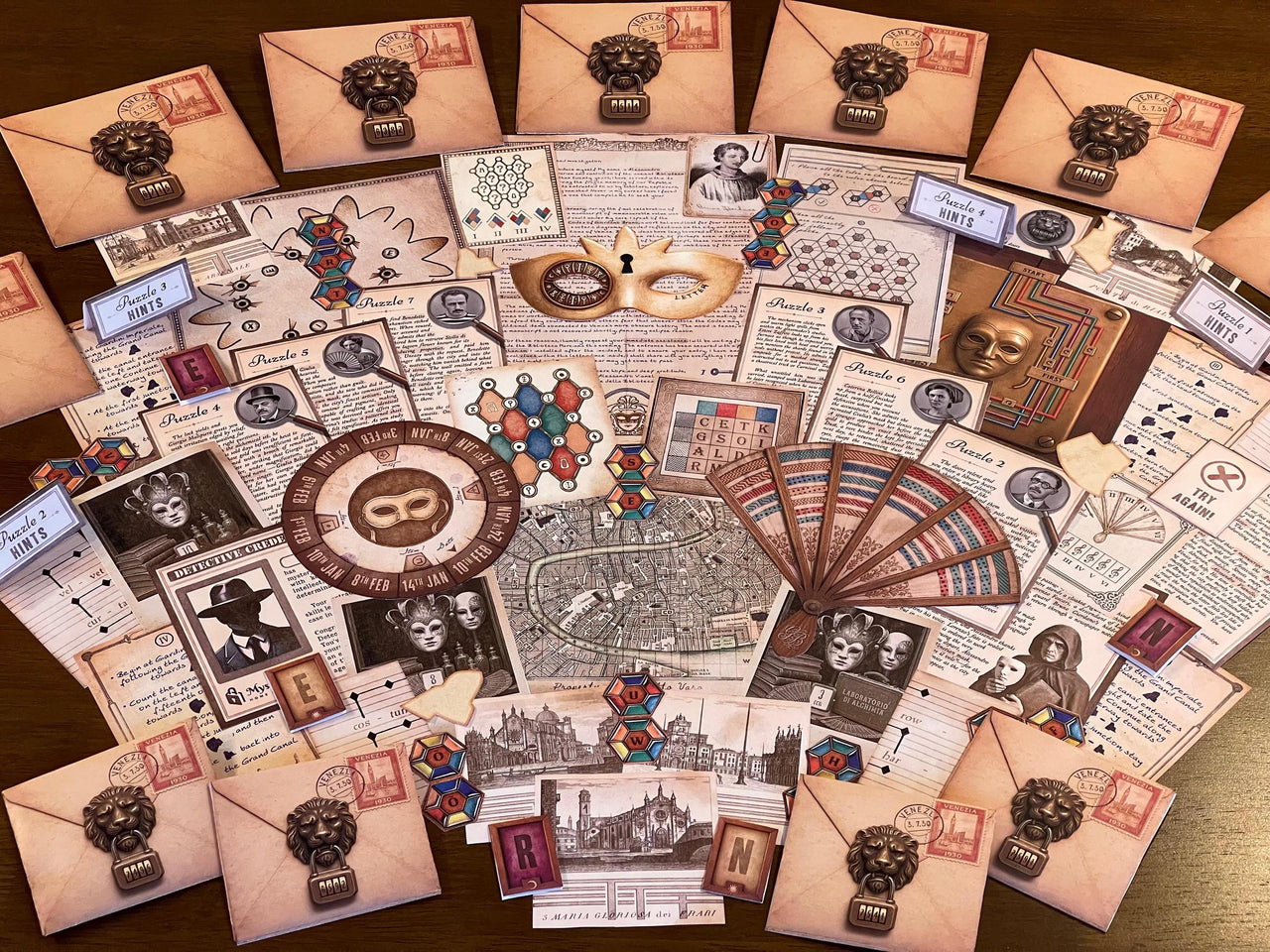 Escape Room Printable – The Venice Heist: An Immersive Puzzle Game for Teens & Adults (PDF Download)