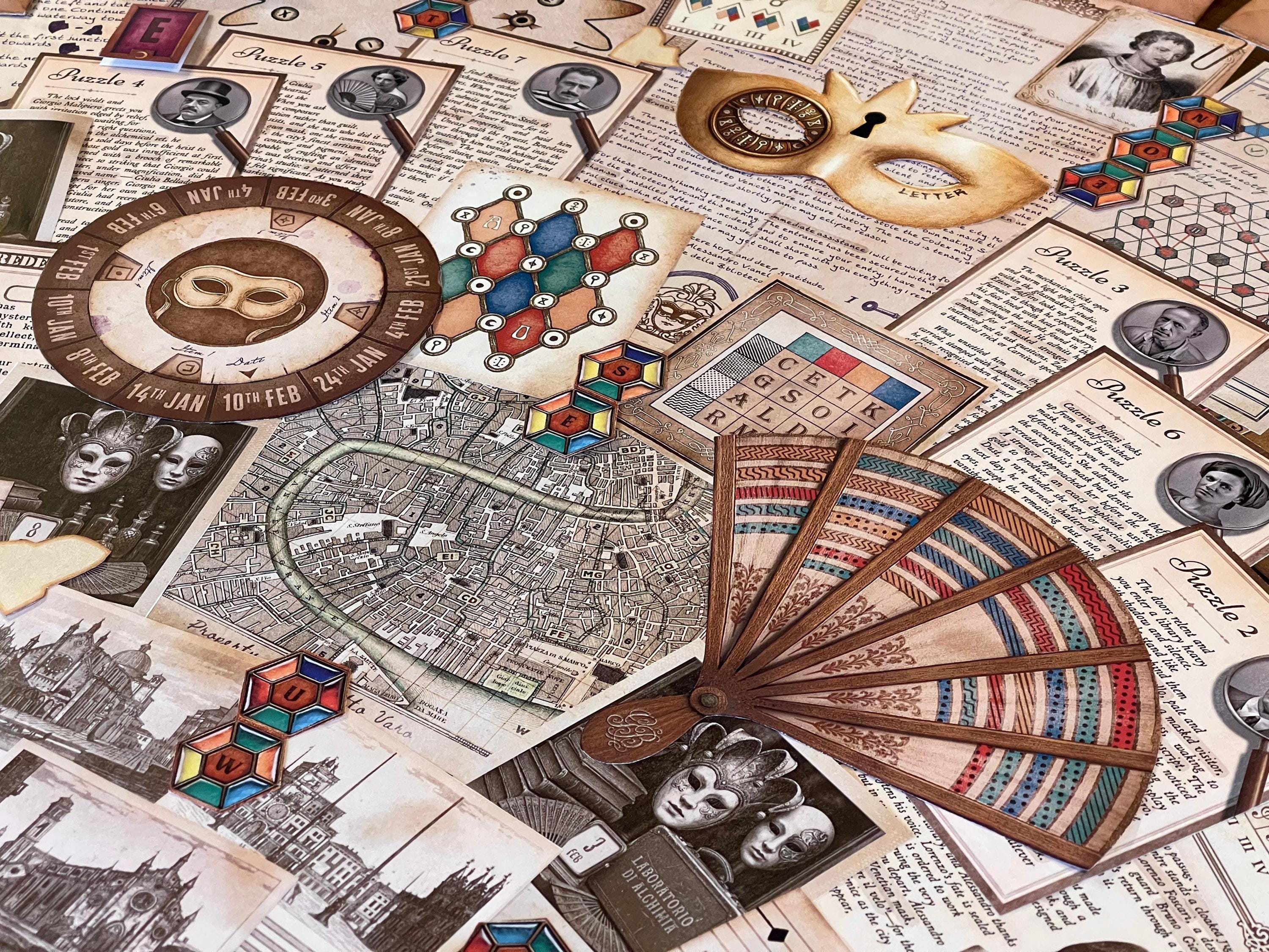 Escape Room Printable – The Venice Heist: An Immersive Puzzle Game for Teens & Adults (PDF Download)