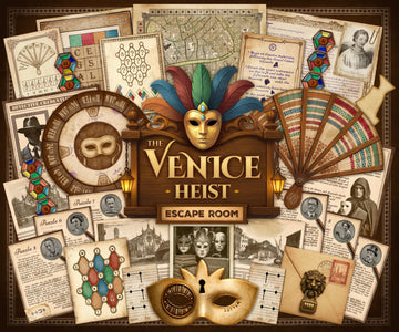 Escape Room Printable – The Venice Heist: An Immersive Puzzle Game for Teens & Adults (PDF Download)